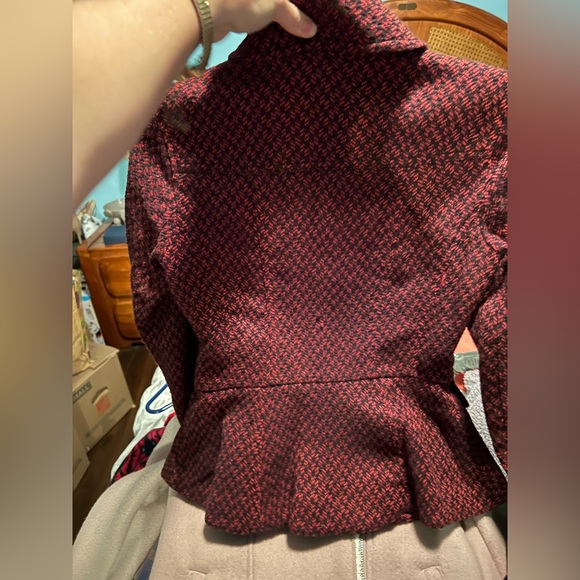 Jessica Simpson Herringbone Pea Coat Blazer - Picture 5 of 6